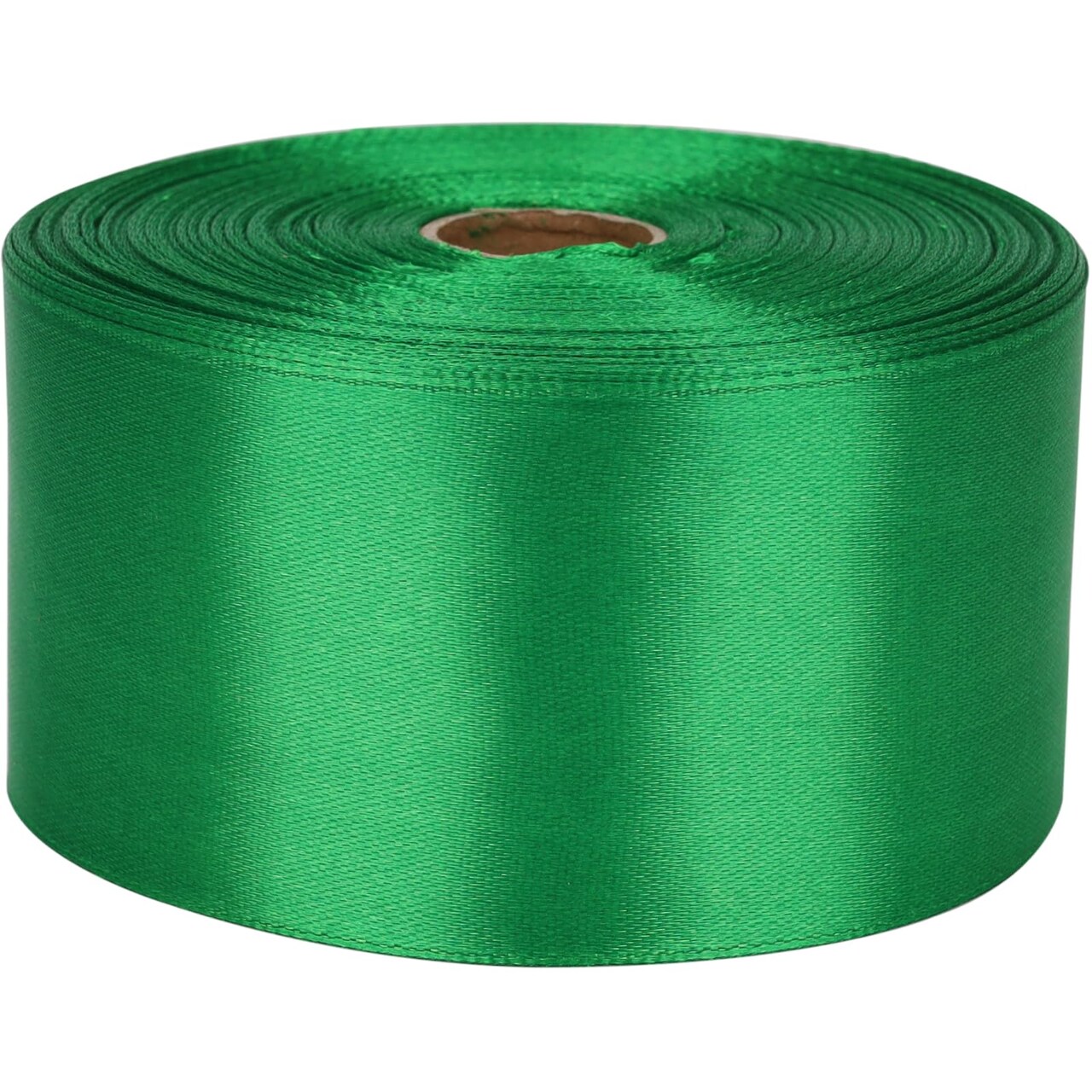 2 inch Green Satin Ribbon 50 Yards Solid Fabric Ribbons Roll for Gift Wrapping, Satin Weddings,Flower Bouquet, Invitations,Sewing,Party Decorations, Holiday Decorating and More